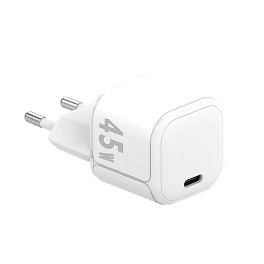 The 45W charger delivers a reliable and quick charging solution for smartphones, tablets, and laptops. Its compact and portable design makes it perfect for on-the-go charging needs. With its advanced charging technology, you can enjoy fast charging speeds